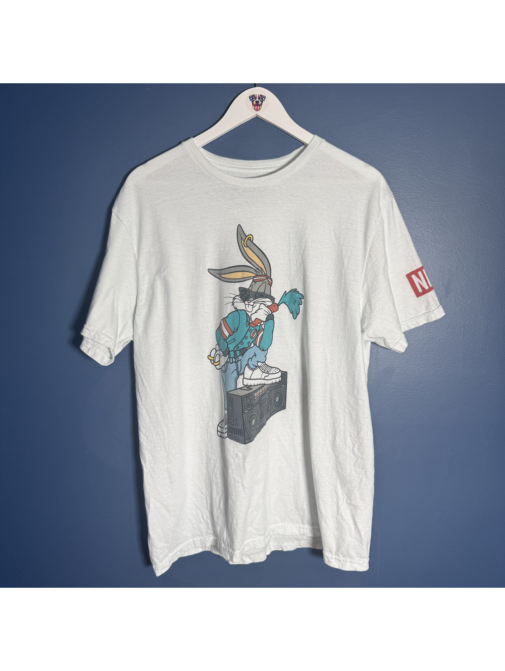 Neff x Looney Tunes Bugs Bunny Hip Hop Boombox Graphic T-Shirt Men’s Large